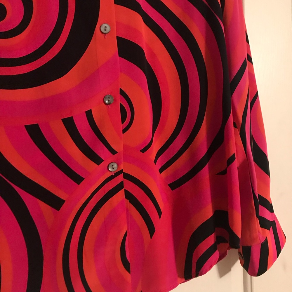 Bright Colored Button Up - Picture 2 of 5
